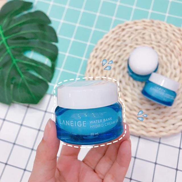 Kem dưỡng cấp nước dạng gel Laneige Water Bank Hydro Cream EX cho da dầu bản mới