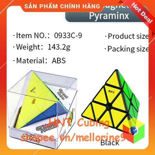 New Series MS Pyraminx Rubik Chất Lượng Cao QiYi Mofangge Biến Thể Tam Giác 4 Mặt (Có Sẵn Nam Châm)