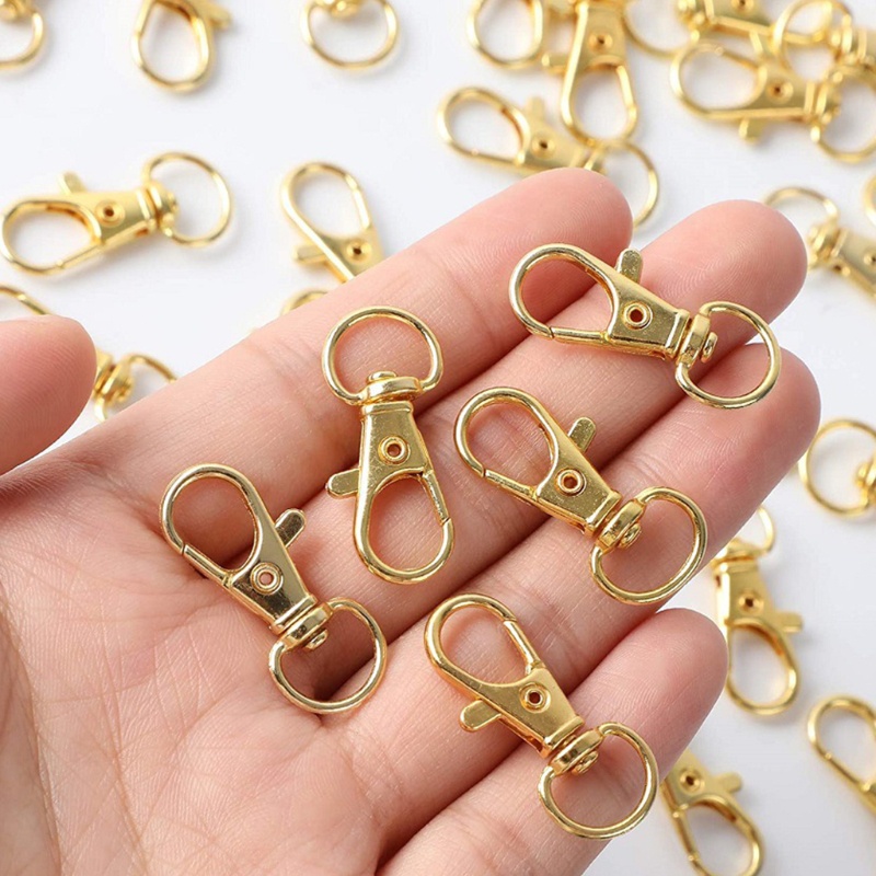 Set 100 Móc Khóa Càng Cua Mạ Vàng TAK