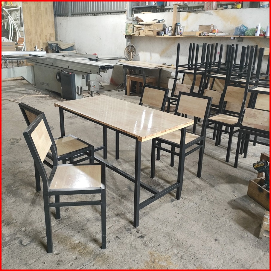 Bộ bàn ghế gỗ quán nhậu, Bộ bàn ghế quán ăn giá rẻ