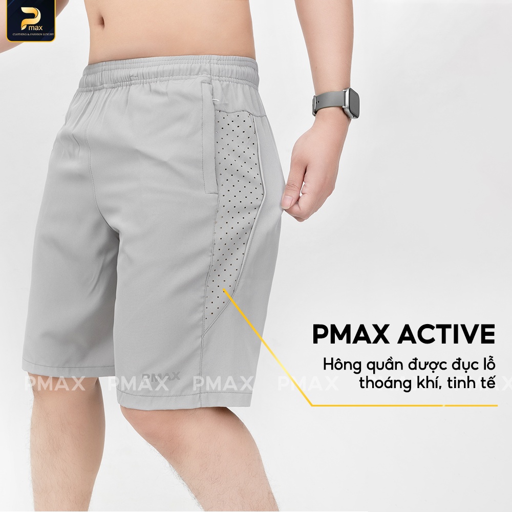 Bộ quần áo nam thể thao PMAX vải thun coolmax mềm mịn co giãn 4 chiều thoải mái năng động (8 màu)