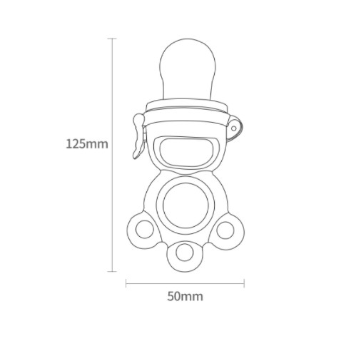 Túi nhai ăn dặm chống hóc (mua kèm dây đeo giá 0đ)