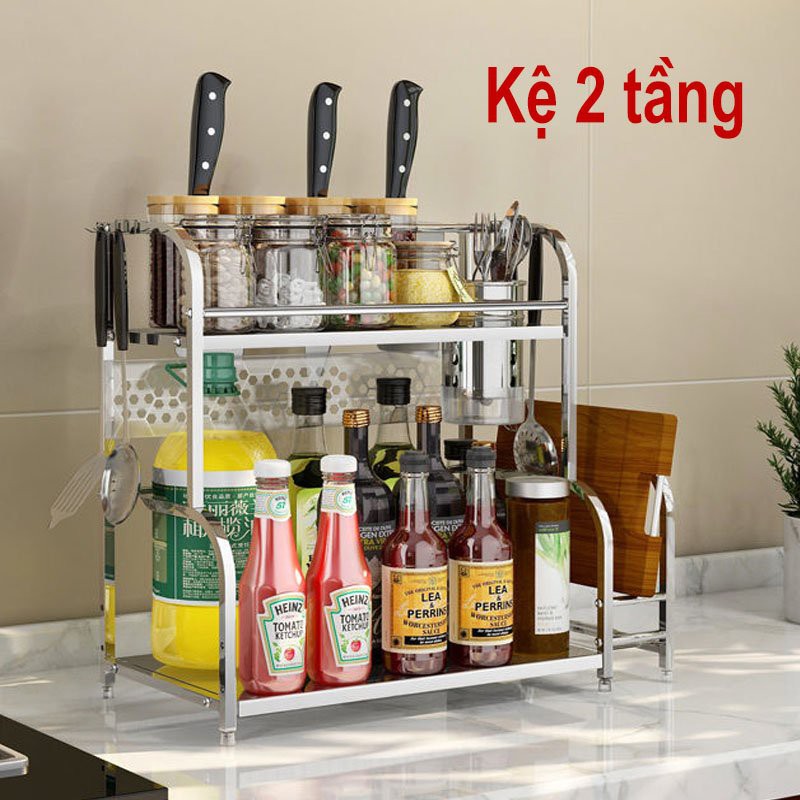 Kệ Đựng Gia Vị Nhà Bếp Cao Cấp , Giá Cài Dao, Giá Treo Đồ Đa Năng IKA.HOME