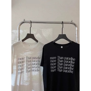 T-shirt freesize "more than paradise" 100% cotton