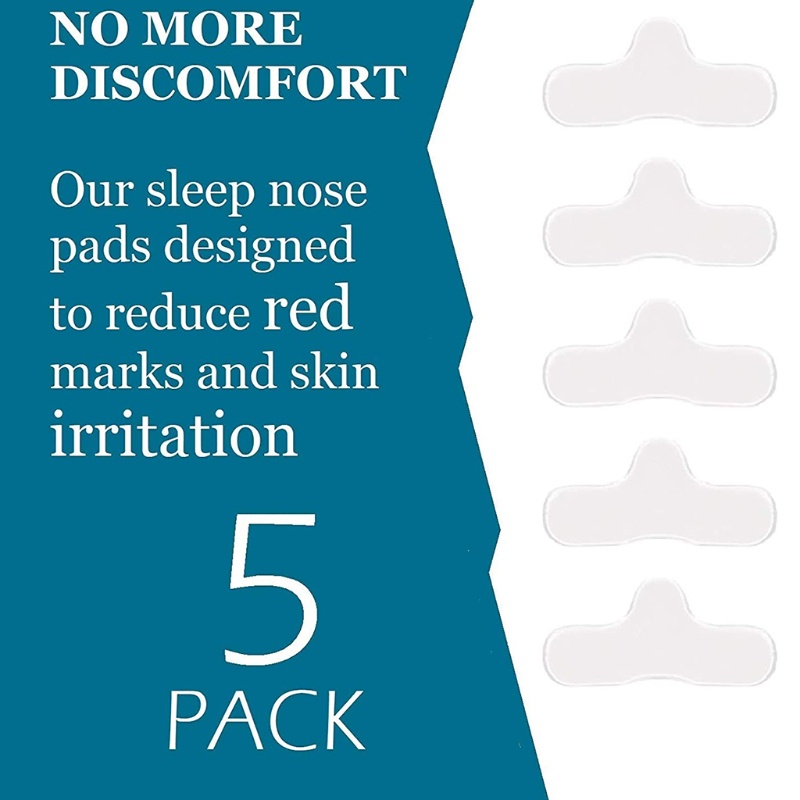 Set 5 Đệm Mũi CPAP Chống Ngứa Có Thể Tái Sử Dụng Tiện Lợi