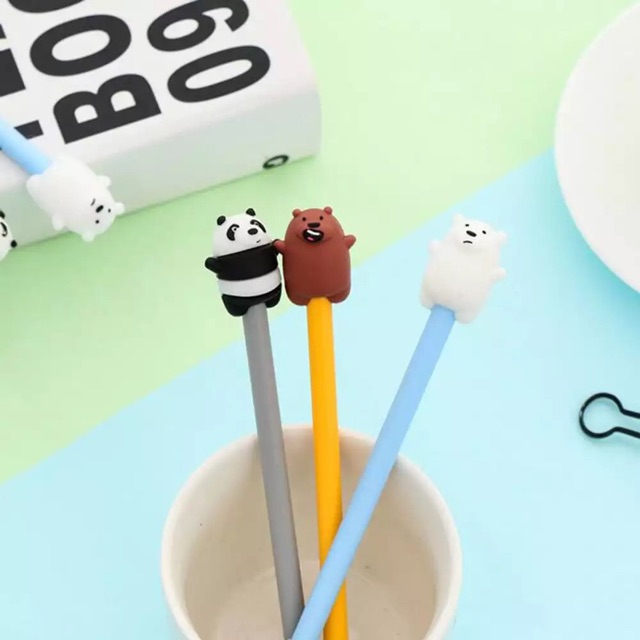 BÚT GEL WE BARE BEARS ĐÁNG YÊU
