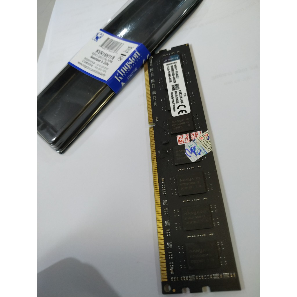 Ram Kingston DDR3 8Gb Bus 1600Mhz Mới 100% Bảo Hành 36 Tháng