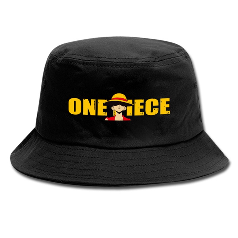 Mũ Bucket In Họa Tiết Hoạt Hình One Piece Thời Trang Đi Biển Cho Nam Và Nữ