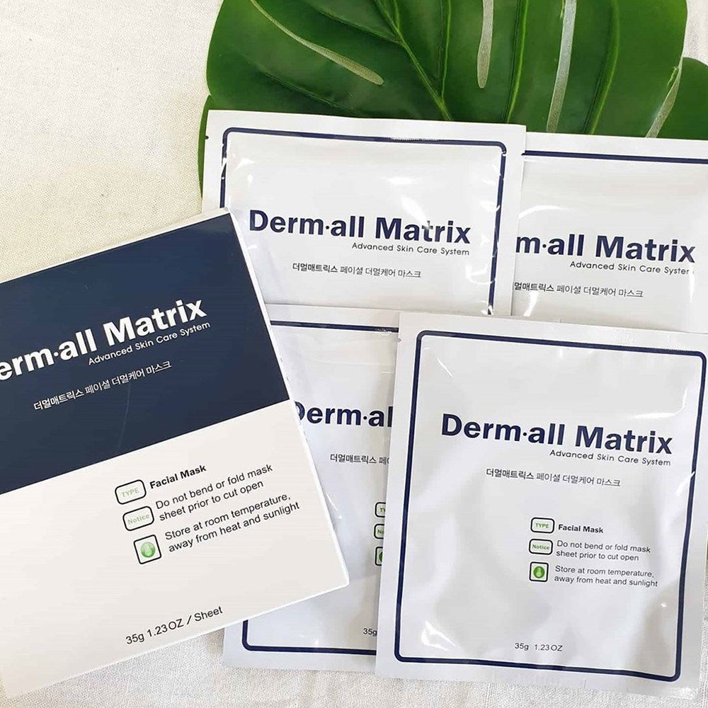 Mặt nạ Derm-All Matrix Facial Dermal-Care - Mặt nạ dưỡng trắng, nâng cơ, cấp nước tức thời