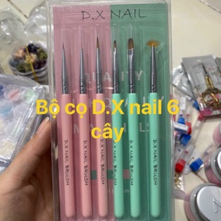 Bộ cọ D.X nail 6 cây mới