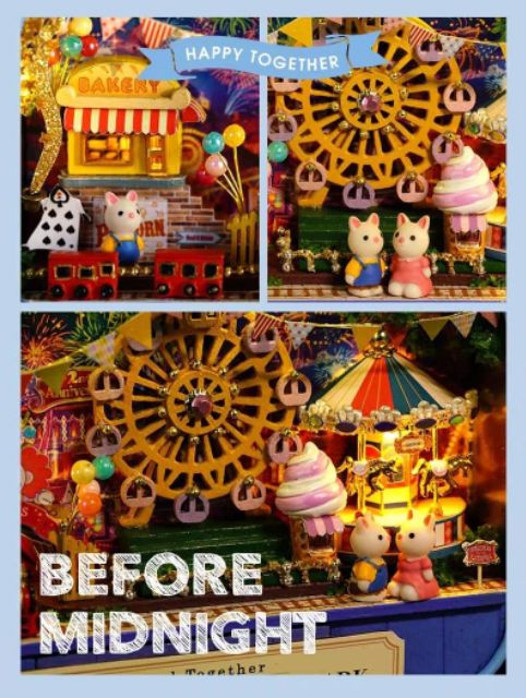 Mô hình nhà gỗ búp bê Dollhouse DIY - Q011 Amusement Park