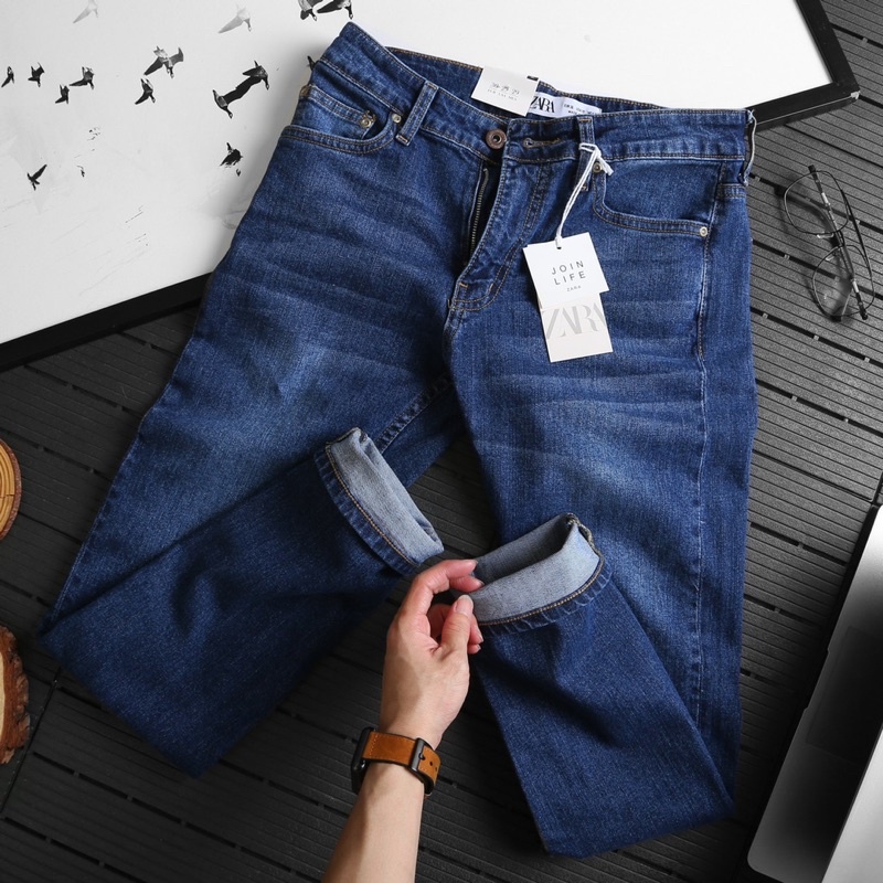 Quần jean nam cao cấp thời trang 2021-jean co giãn-form slimfit