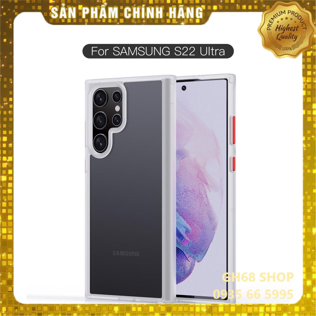 Ốp lưng Chống Vân Tay cho Samsung S22, S22 Plus, S22 Ultra - Chính hãng X&amp;M