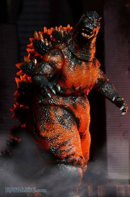 Mô hình đồ chơi khủng long quái vật burning godzilla NECA 1995.