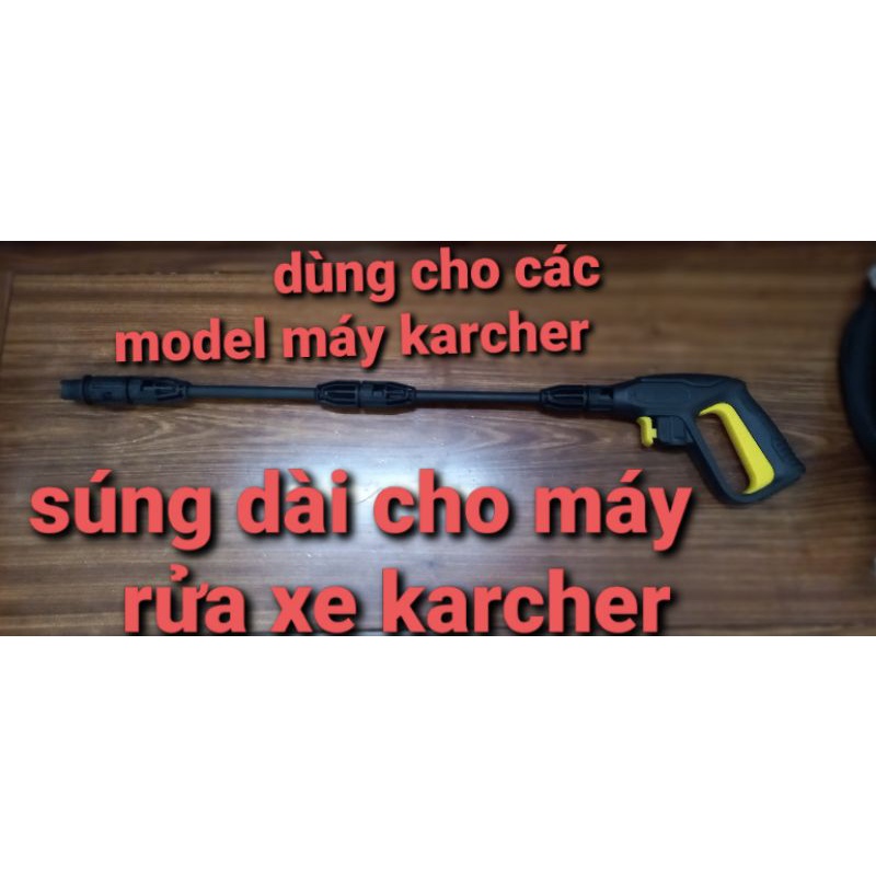 súng rửa xe cho máy kacher,  súng dài , súng ngắn , vòi xịt rửa xe karcher