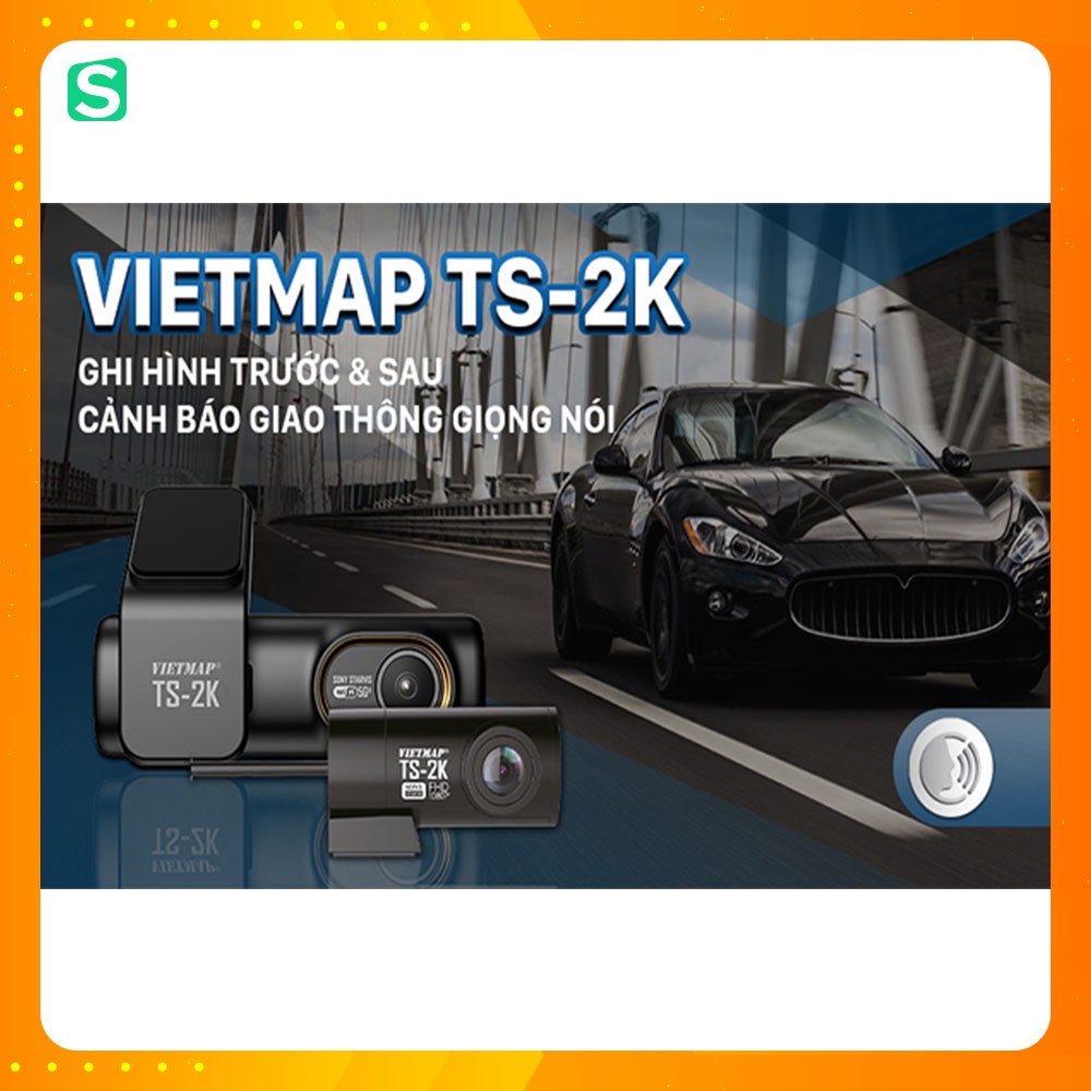 Camera hành trình Vietmap TS-2K - Cảnh báo giao thông bằng giọng nói