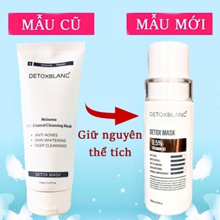 Mặt nạ sủi bọt thải độc DetoxBlanc Mask Melasma Oil Control chính hãng