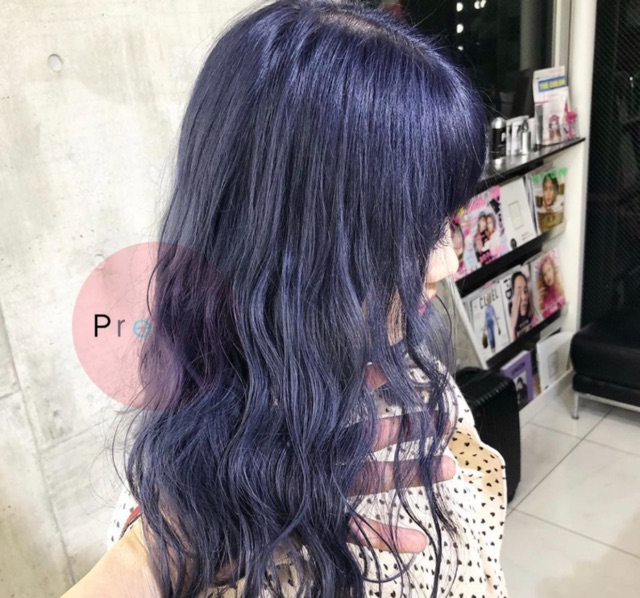 [kèm Trợ Nhuộm+Ủ tóc] Kem Nhuộm Tóc Màu LAVENDER BLUE - Tím Xanh