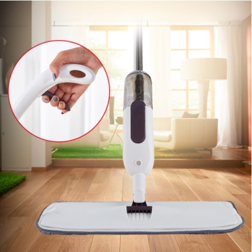 Chổi lau nhà thông minh phun sương không cần vắt xoay mọi ngóc ngách tặng túi thơm treo tủ quần áo