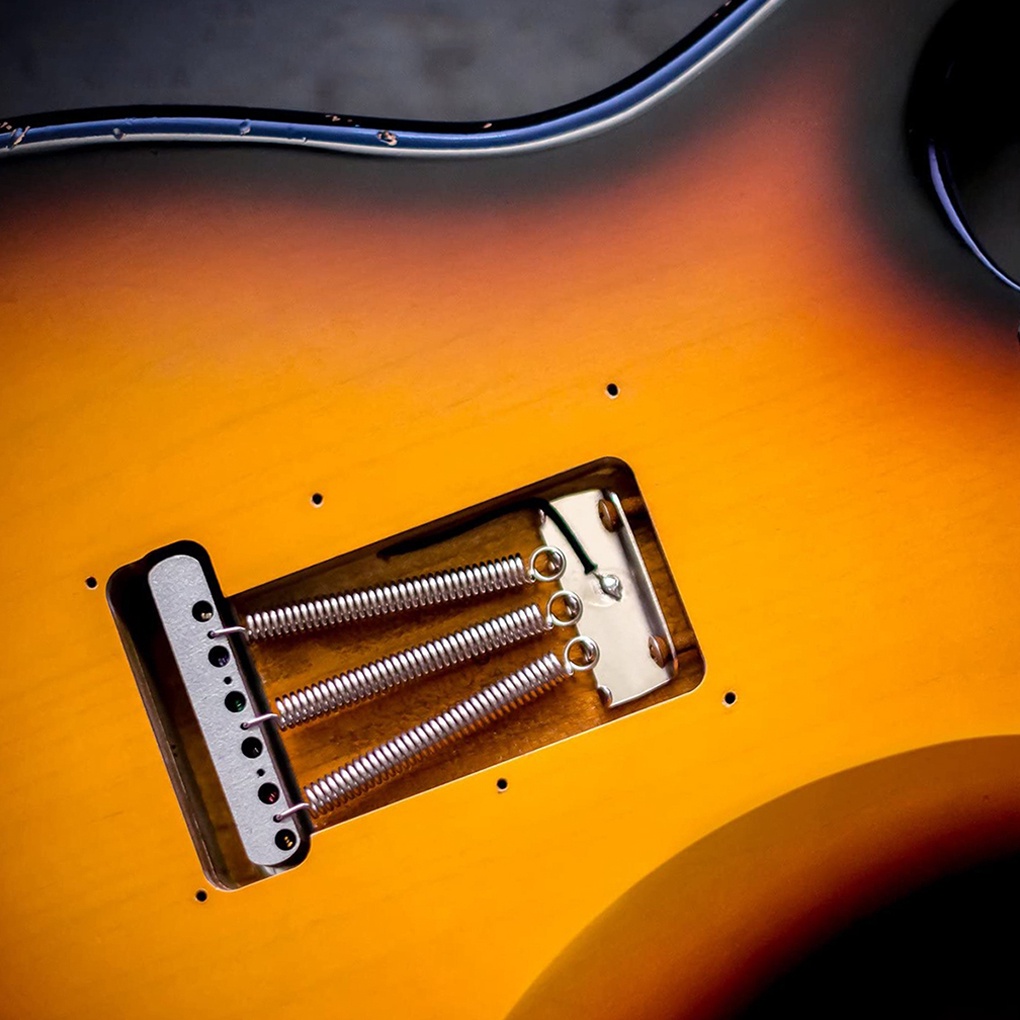 [GLOBAL] 6pcs Stainless Steel Guitar Tremolo Spring Vintage Tremolo Bridge Spring for Fenders Stratocaster ST