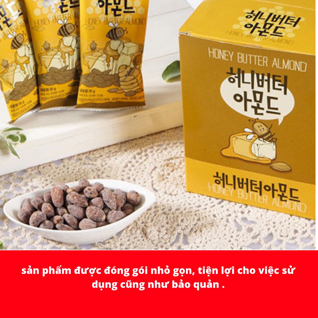 BIM BIM HẠNH NHÂN BƠ MẬT ONG TOM'S FARM 30G