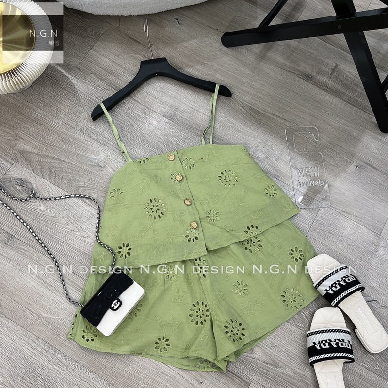 Set hai dây thô hoa