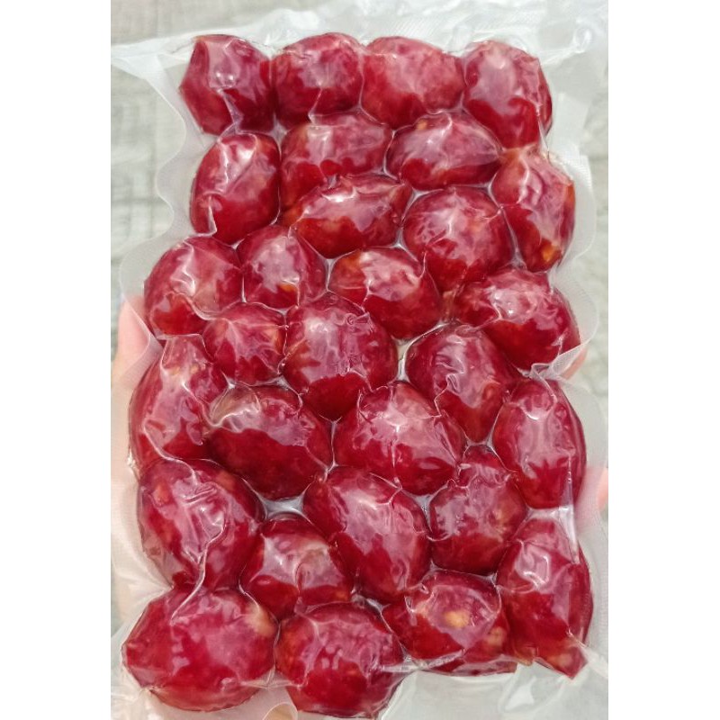 (loại không tiêu) 1kg Lạp Xưởng Tươi Hồ Lô Cai Lậy Nạc 90%
