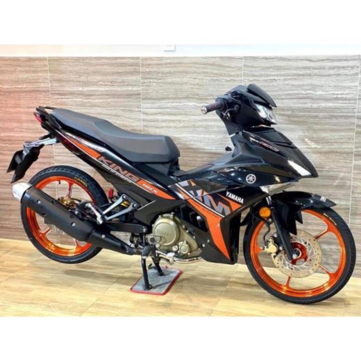 Tem xe exciter 150 cam đen
