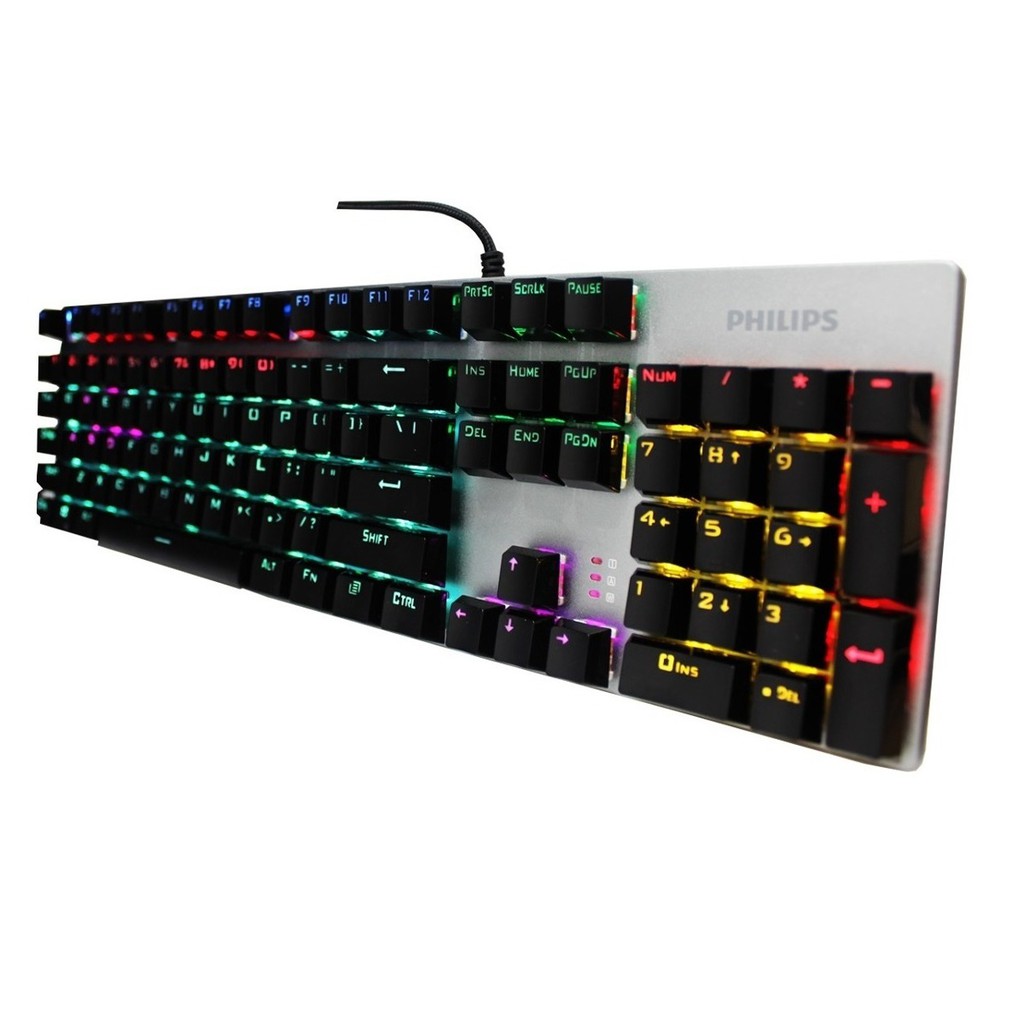 [Mã 33ELSALE hoàn 7% đơn 300K] Bàn Phím Cơ Gaming Philips SPK8404/ G404 LED RGB - HÀNG CHÍNH HÃNG