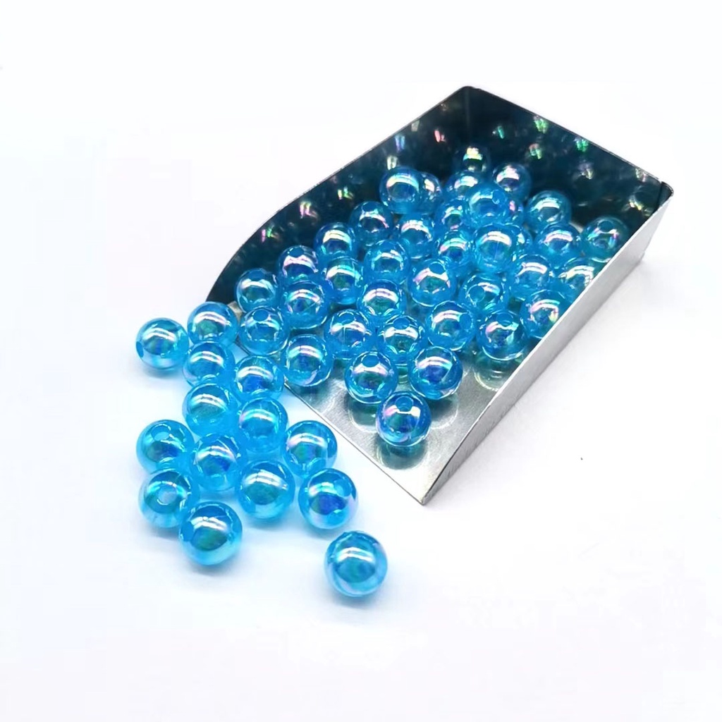 Chuỗi Hạt Tròn Nhiều Màu Sắc Bằng Acrylic 6mm 8mm 10mm Làm Trang Sức