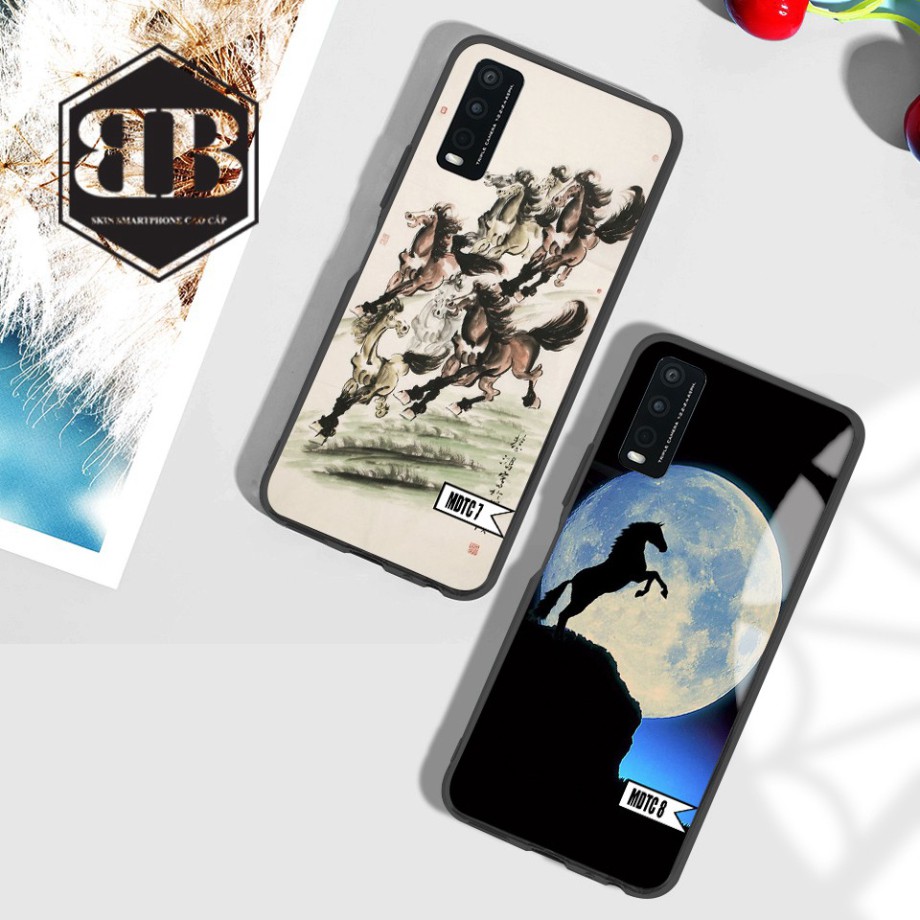 Ốp lưng kính cường lực Vivo Y20 / Y20S / Y12S mã đáo thành công