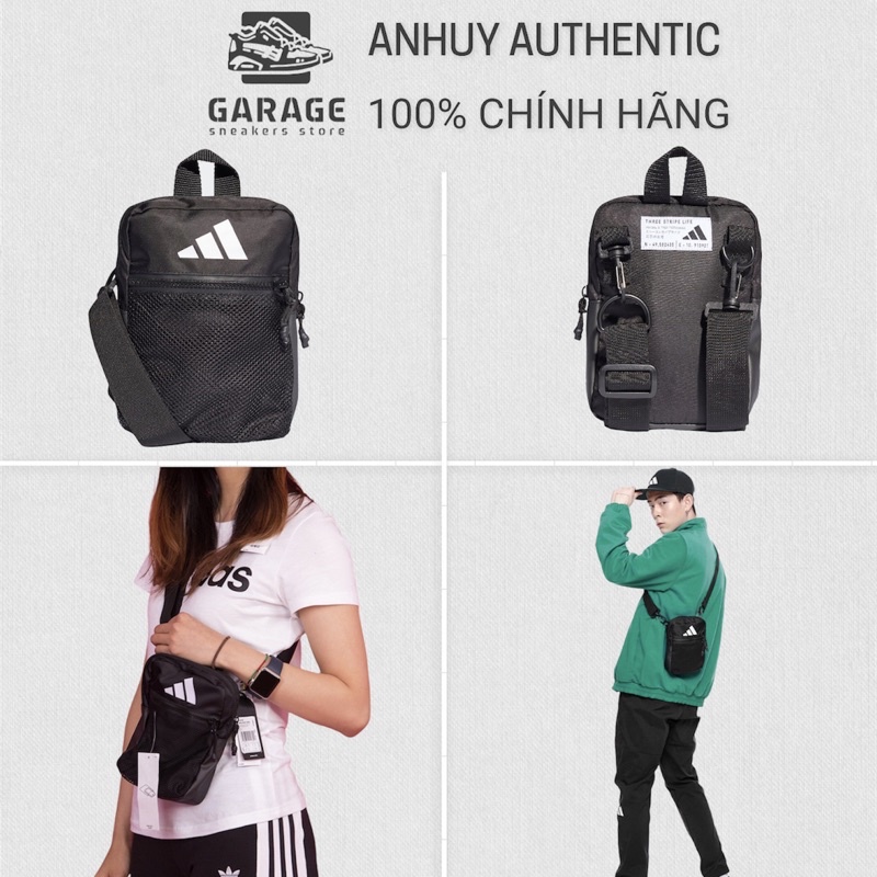 [100% CHÍNH HÃNG] Túi đeo chéo Adidas chính hãng - DU2006 kích thước 21x16x6cm