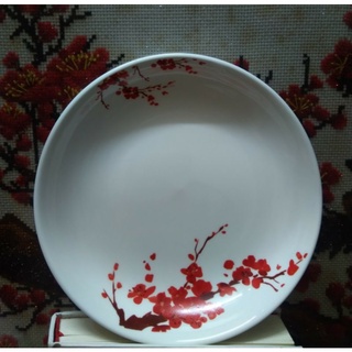 Dĩa sứ hình hoa 18 cm