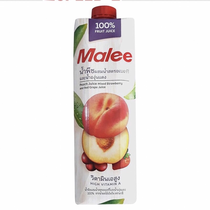 Nước ép đào/lựu/quýt và trái cây hỗn hợp malee 1L