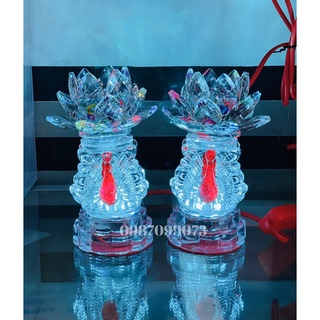 ĐÈN PHA LÊ HOA SEN KIỂU DÁNG THIÊN NGA
