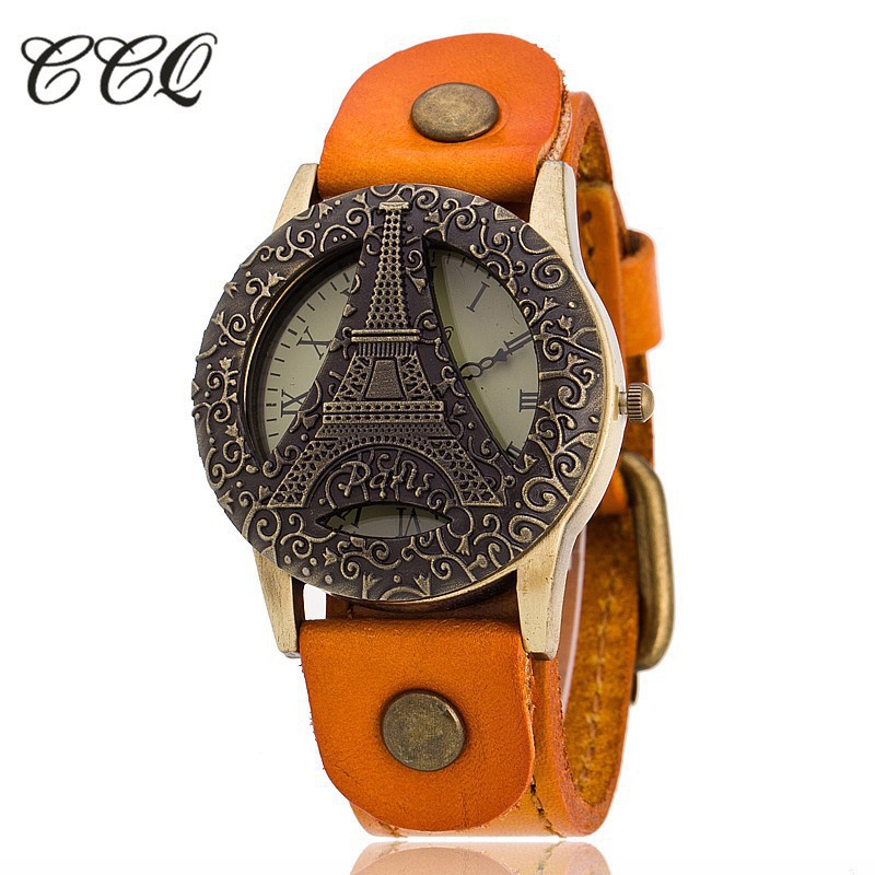 Đồng hồ thạch anh đeo tay dây da thời trang cho nữ | BigBuy360 - bigbuy360.vn