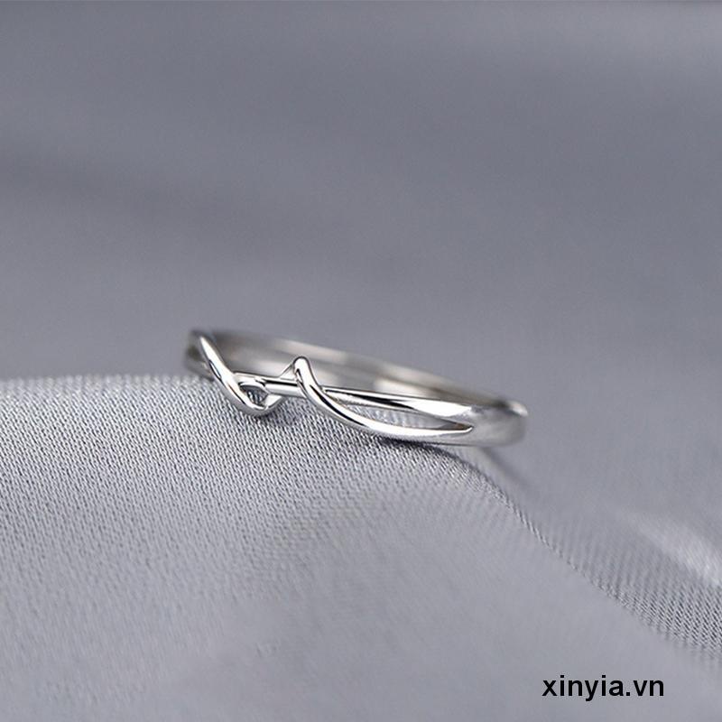 【xinyia.vn】Nhẫn Đeo Ngón Tay Mềm Mại Hình Học Đơn Giản Dành Cho Bạn Gái