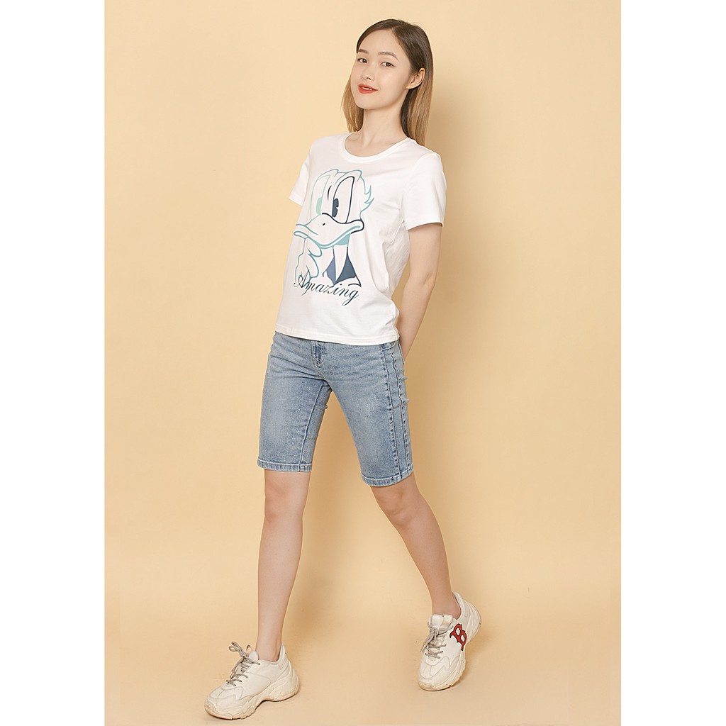 Áo phông in hình đonal P667 NỮ TNG