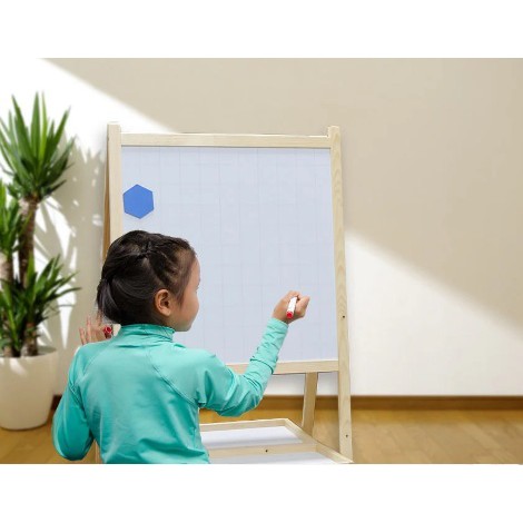 Bảng vẽ picasso cho bé &lt; 5 tuổi tặng 1 hộp phấn màu kích thước bảng 60x100cm