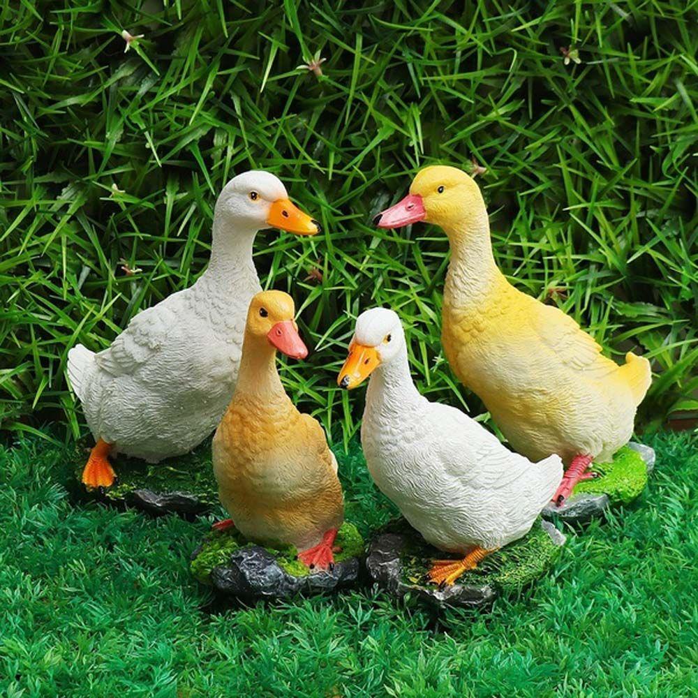 IVORY Mô Hình Vịt Con Xinh Xắn Dùng Để Trang Trí Nội Thất