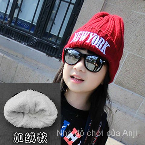 Korean children's hats wool caps boys warm wool hats