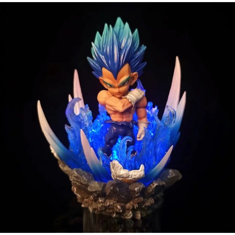 Mô hình Dragon Ball Son Goku Vegeta Broly cực chất có hiệu ứng và đèn led chi tiết sắc nét