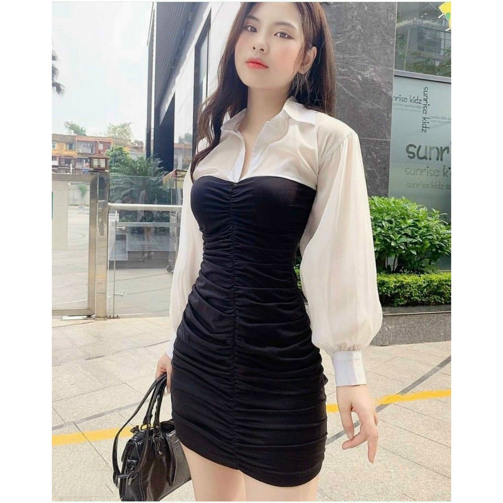 [BÁN CHẠY] ĐẦM BODY ĐƠN GIẢN CỰC XINH XQ911201