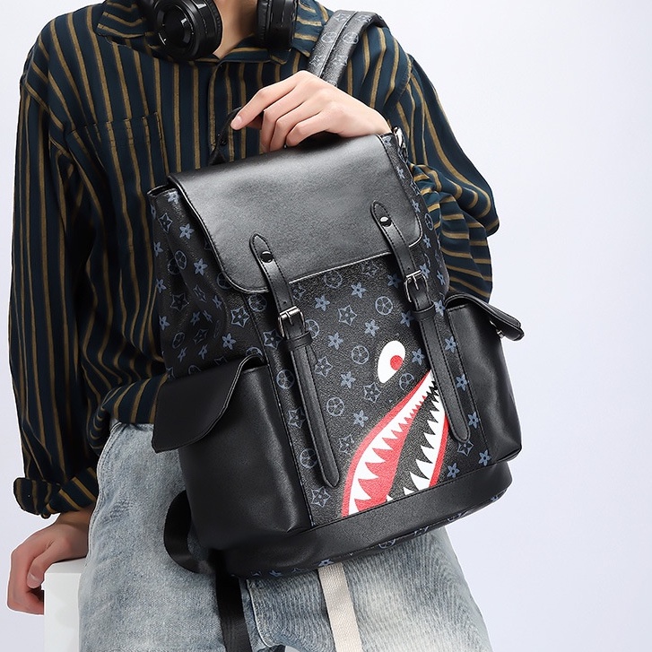 Balo da nam nữ đi học PUKA cặp đi học nam nữ da đẹp ulzzang phong cách thời trang cao cấp