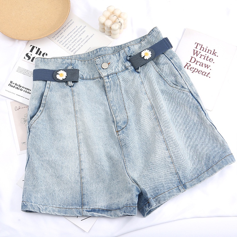Tik Tok Thắt Lưng Co Giãn Không Đường May Trang Trí Kiểu Hoa Cúc Nhỏ Phong Cách Mới Dành Cho Nam Nữ