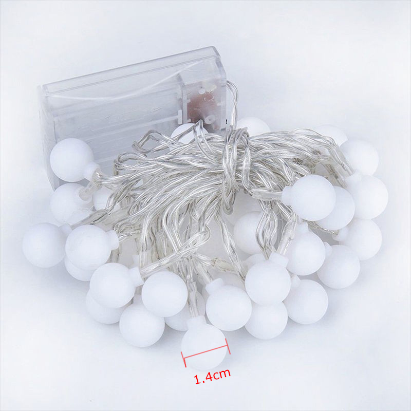 Dây đèn LED kiểu dáng bóng tròn độc đáo sáng tạo dành cho trang trí