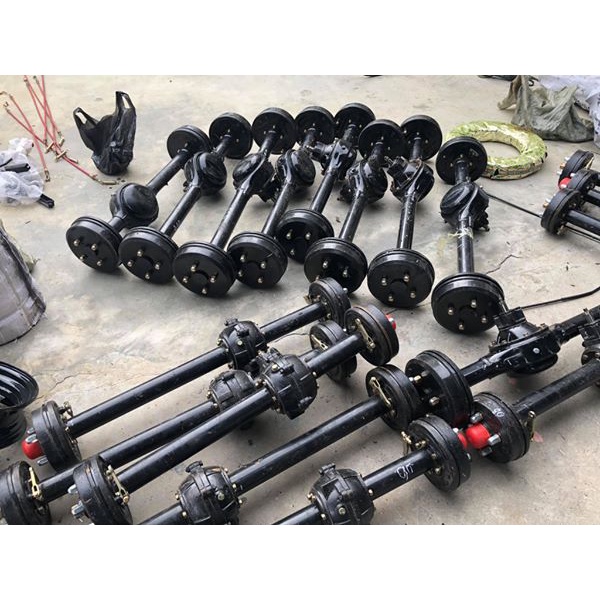 Cầu bổ đôi,cầu sau xe 3 bánh,xe 4 bánh
