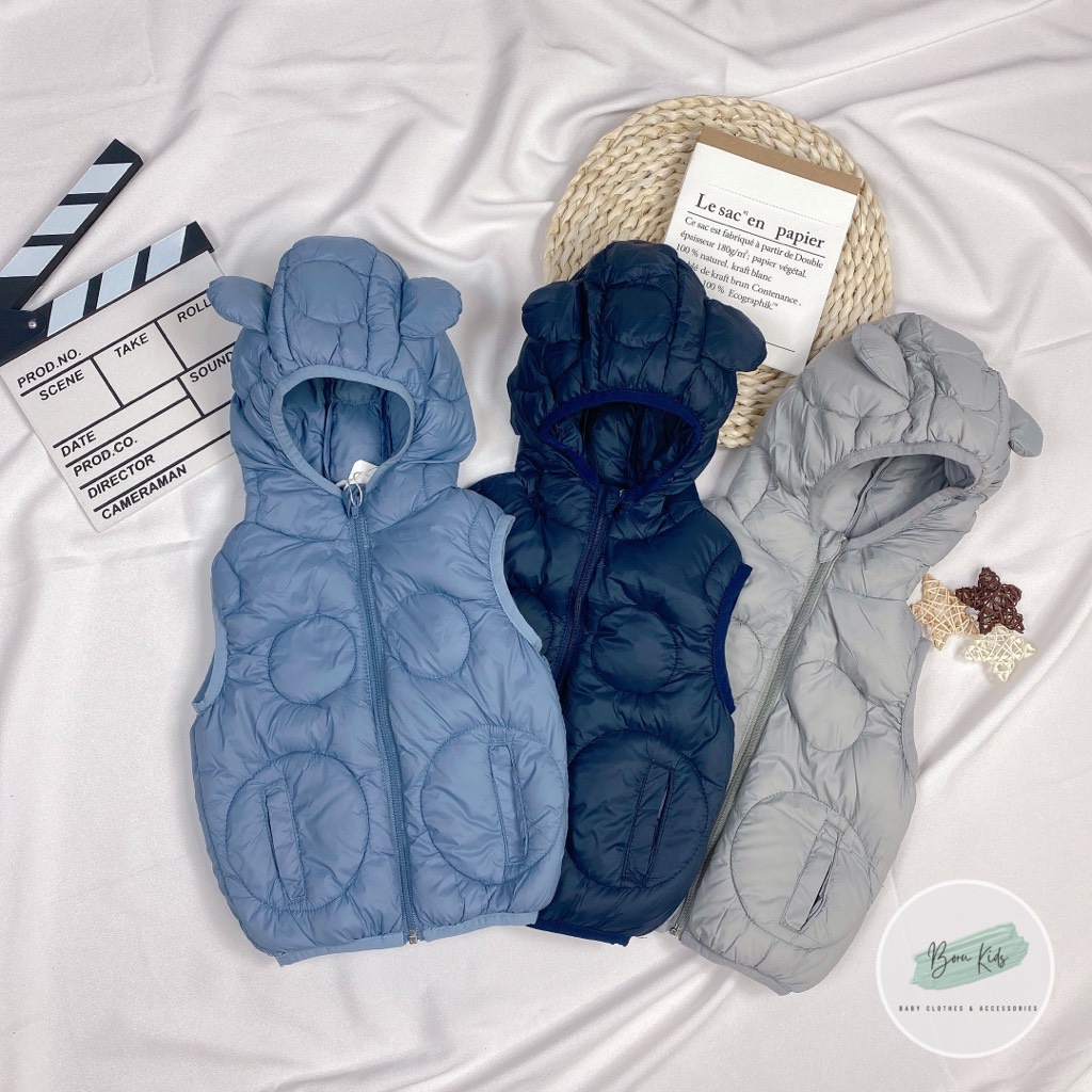 Áo Phao gile lông vũ siêu nhẹ cho bé Boru.kids21