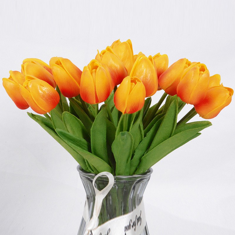 1 Bó Hoa tulip Nhân Tạo mini Cho Trang Trí Tiệc Cưới