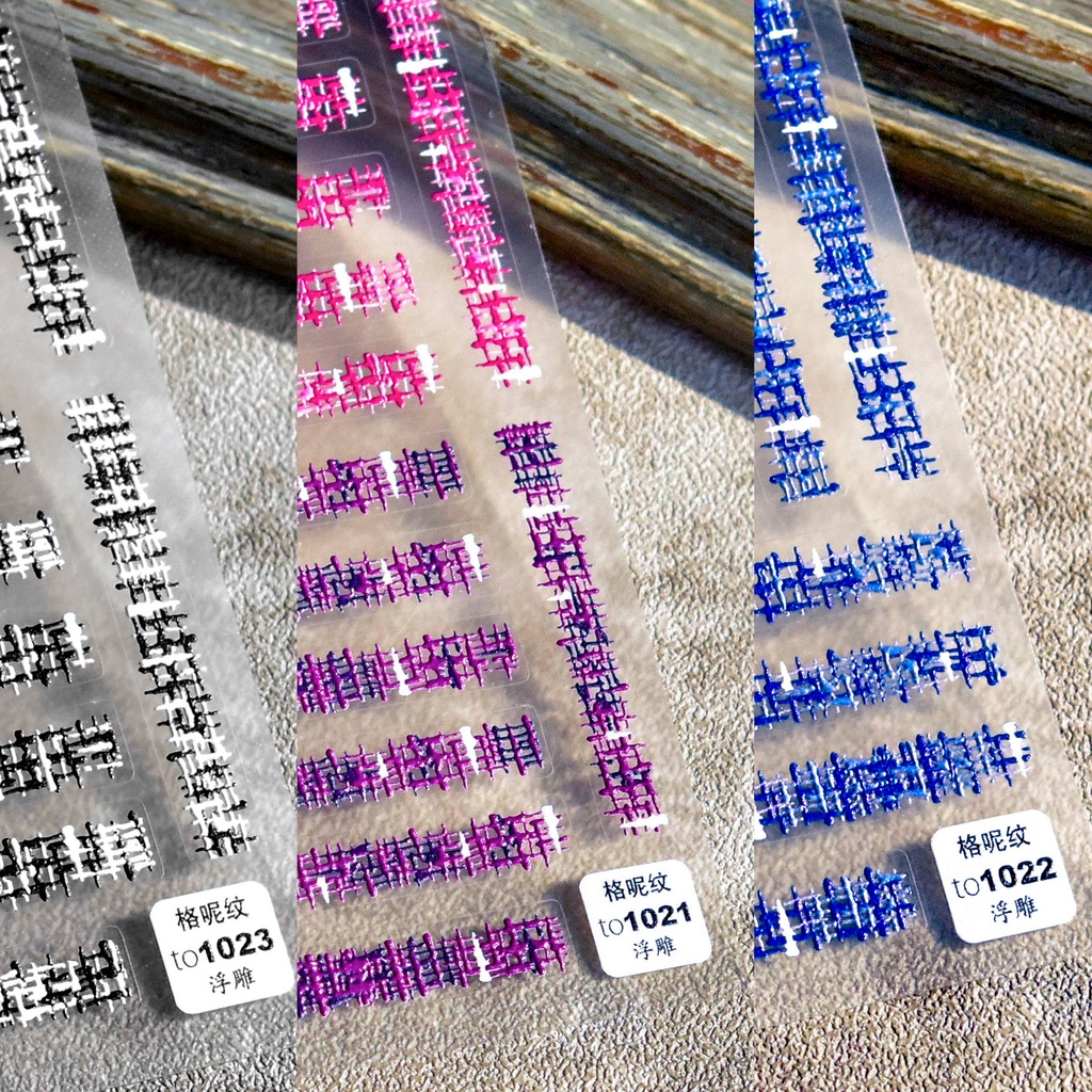 Miếng Dán Trang Trí Móng Tay Bằng Len Xinh Xắn